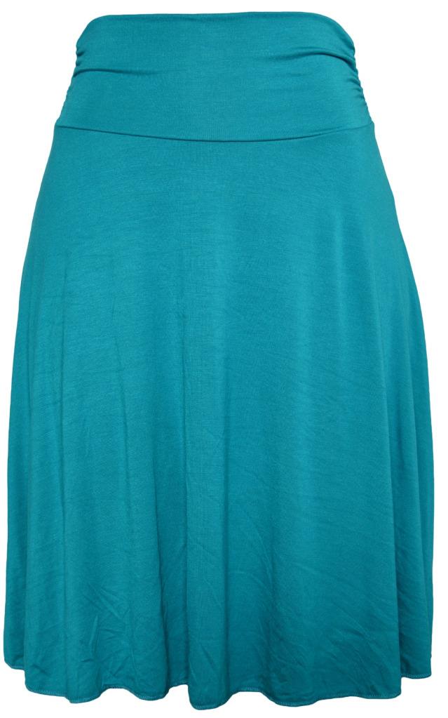 Women's Plus Size Knee Length Flowy Skirt eBay