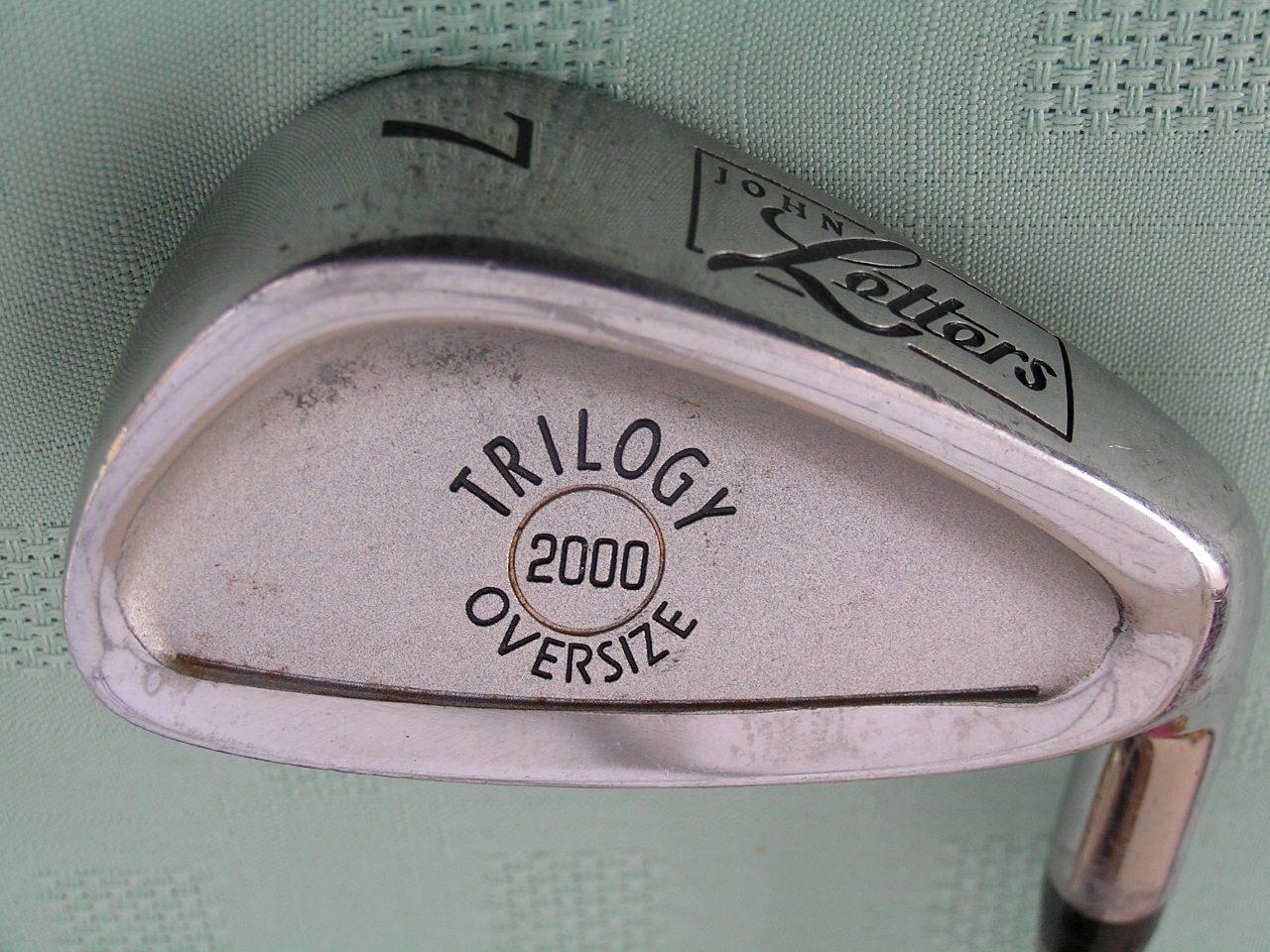 JOHN LETTERS TRILOGY 2000 OVERSIZE 7 IRON Regular STEEL SHAFT GOLF CLUB