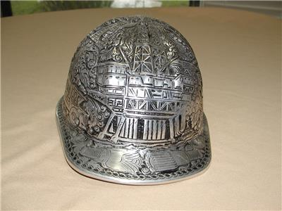 hard engraved oilfield mcdonald drilling aluminum hat