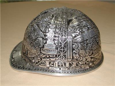 hard aluminum oilfield hat drilling engraved mcdonald