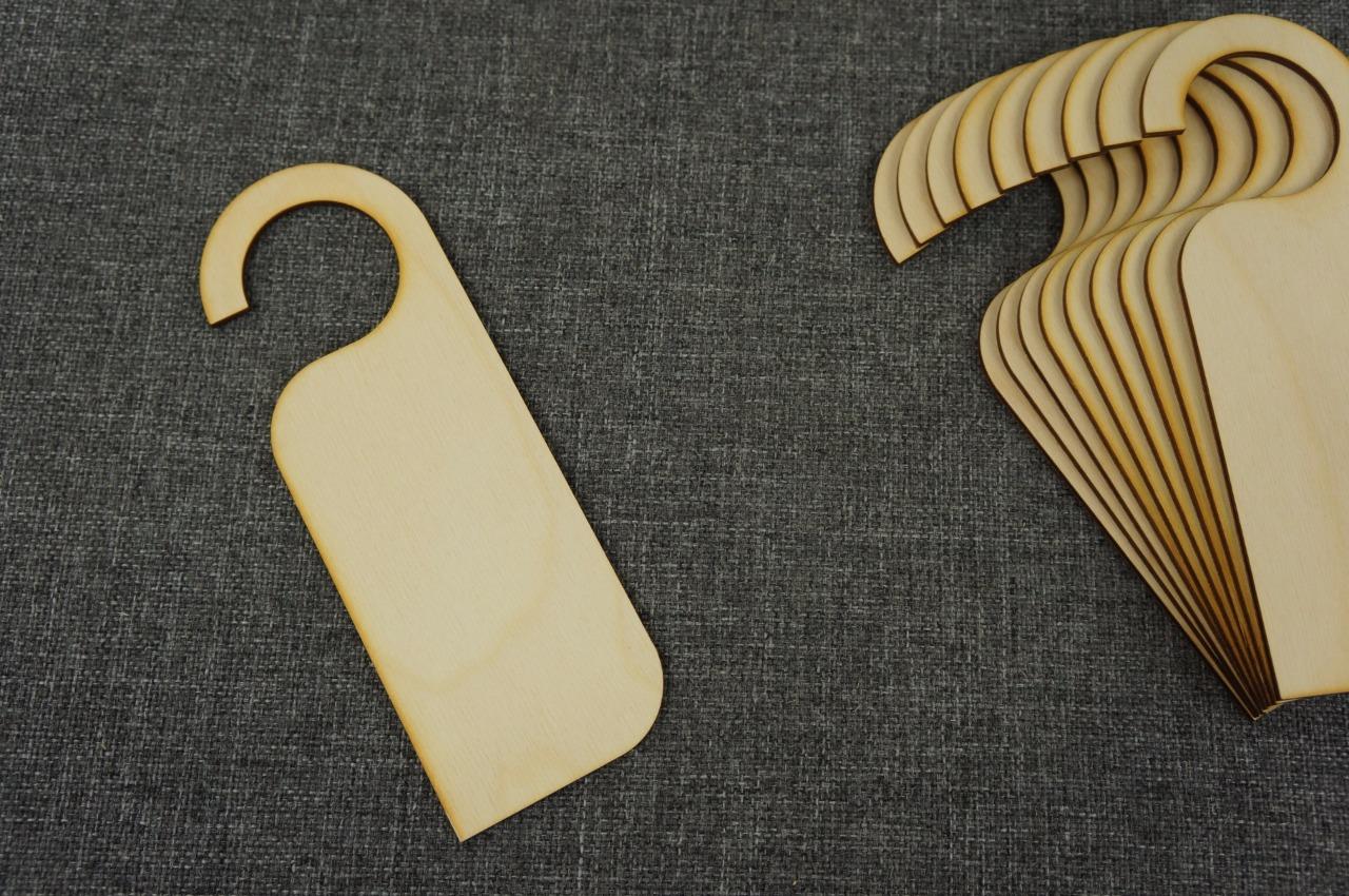 10x Wooden Door Hanger Plaque Sign Shape Plain Blank Decoration Craft Art Tags C eBay