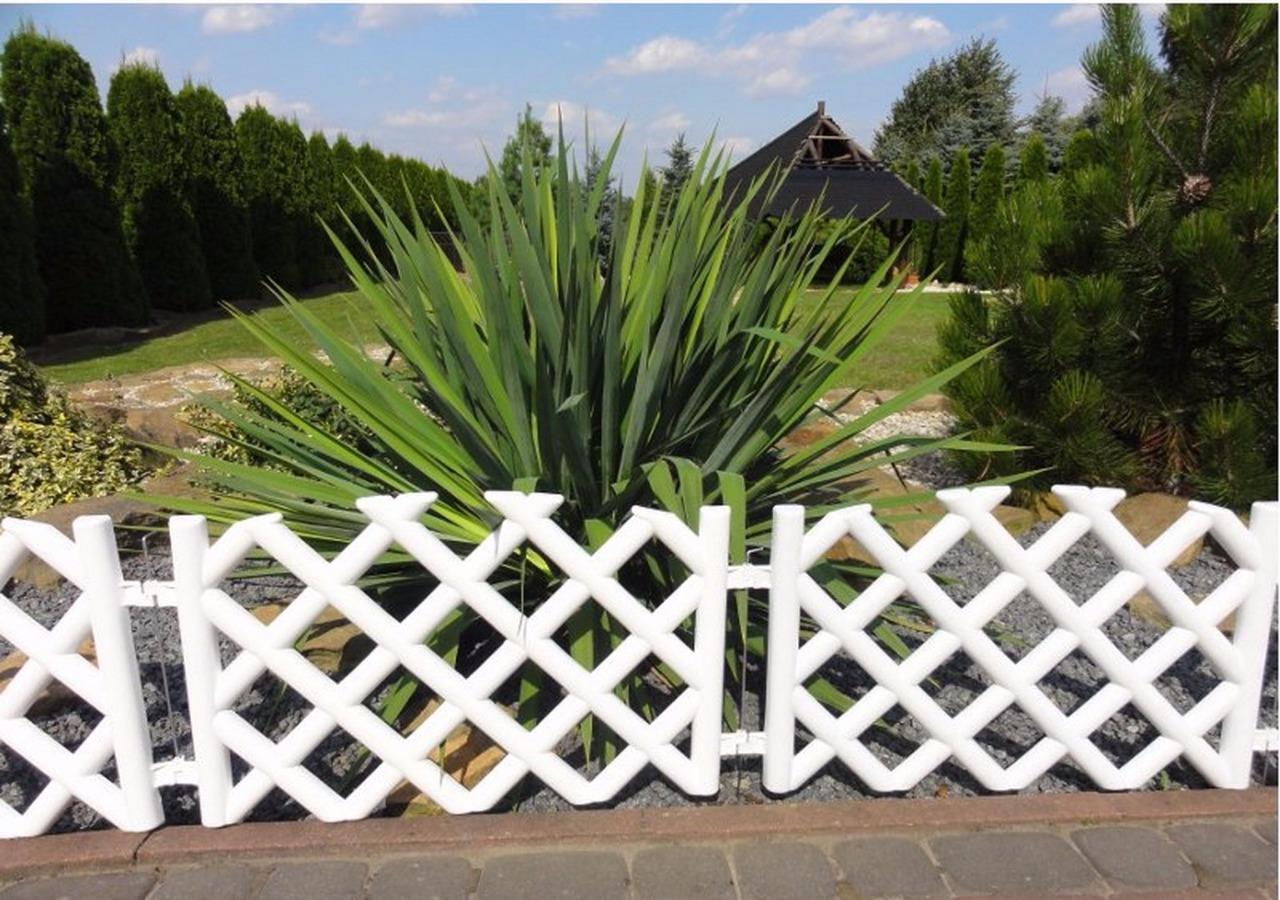 Plastic Garden Fence Panels Boarder Lawn Palisade Edge