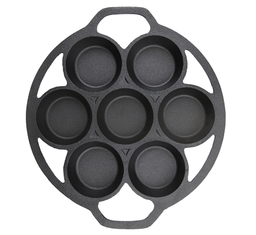 Cast Iron Muffin Tin. Lodge Cast Iron Mini Cake Pan. Preseasoned Cast Iron Cake Pan for Baking