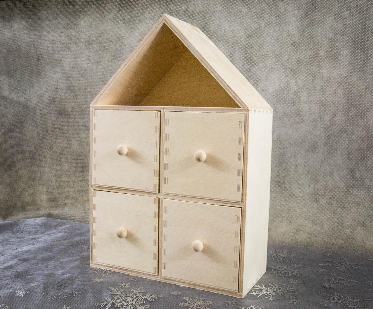 Universal haus schubladenbox schmuckbox holzbox aufbewahrung ...