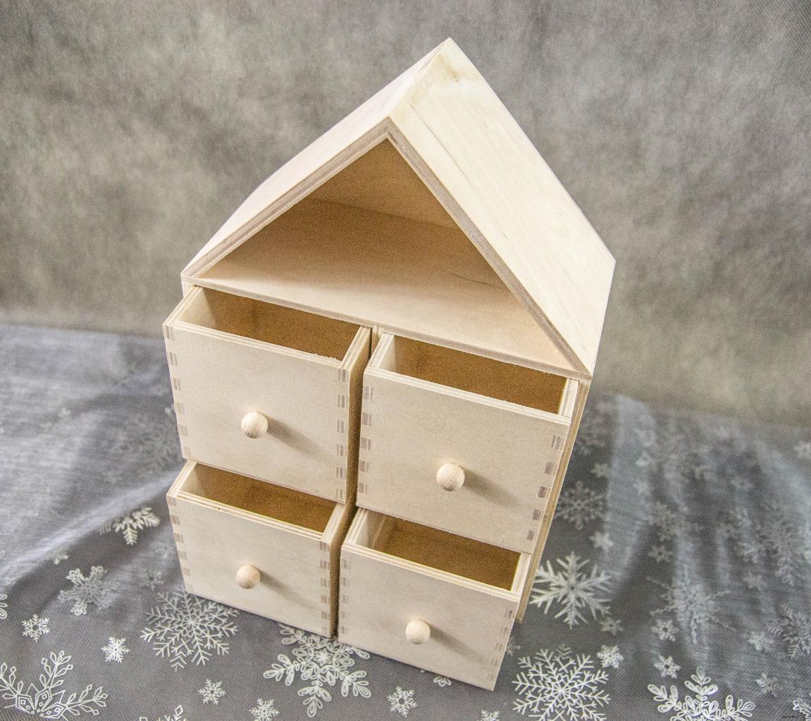 Universal haus schubladenbox schmuckbox holzbox aufbewahrung ...