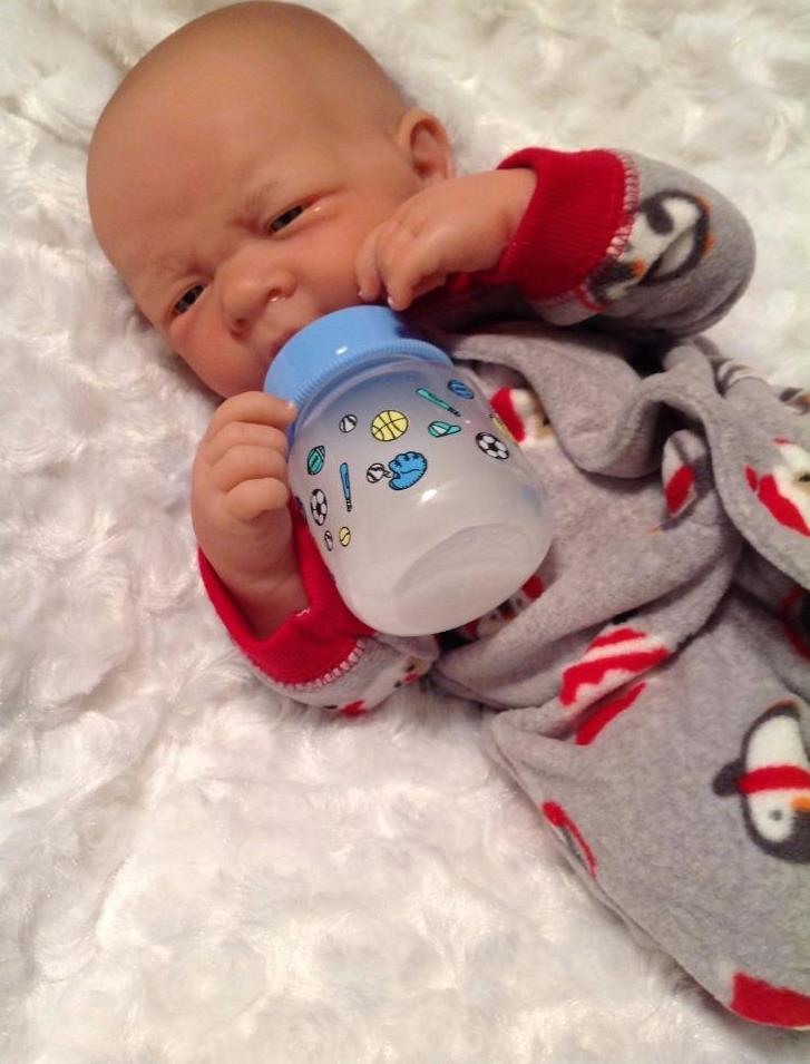 SANTA'S BOY!!! REBORN PREEMIE BERENGUER DOLL W PACIFIER/BOTTLE AND EXTRAS ++++ eBay