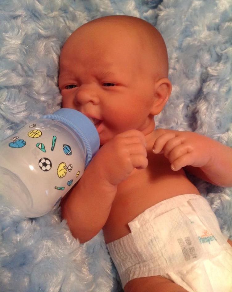 AWW! BABY BOY REBORN PREEMIE LIFE LIKE PACIFIER BOTTLE + EXTRAS GREAT PRICE eBay