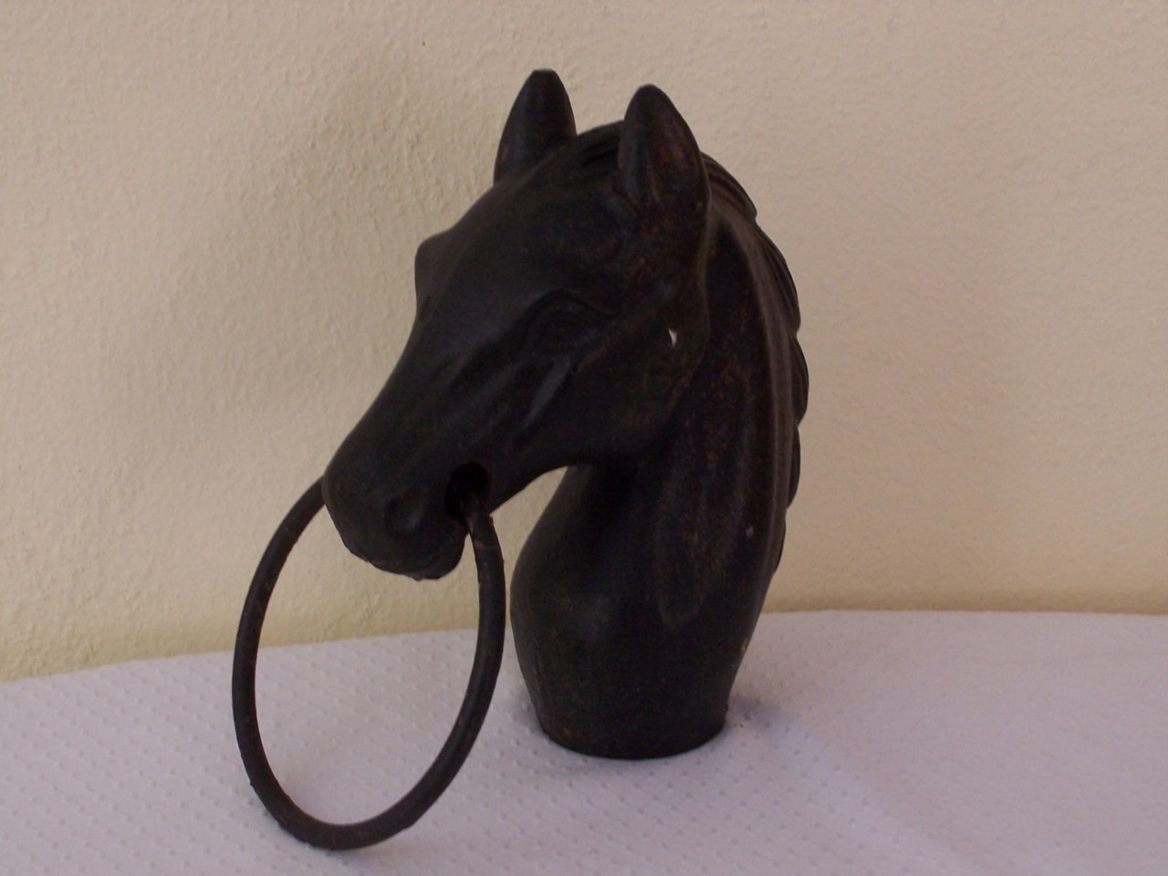 Vintage Antique Cast Iron Horse Head Hitching Post Final eBay