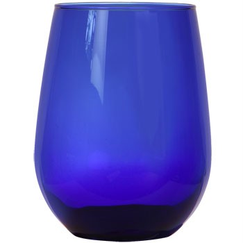 libbey cobalt blue wine glasses