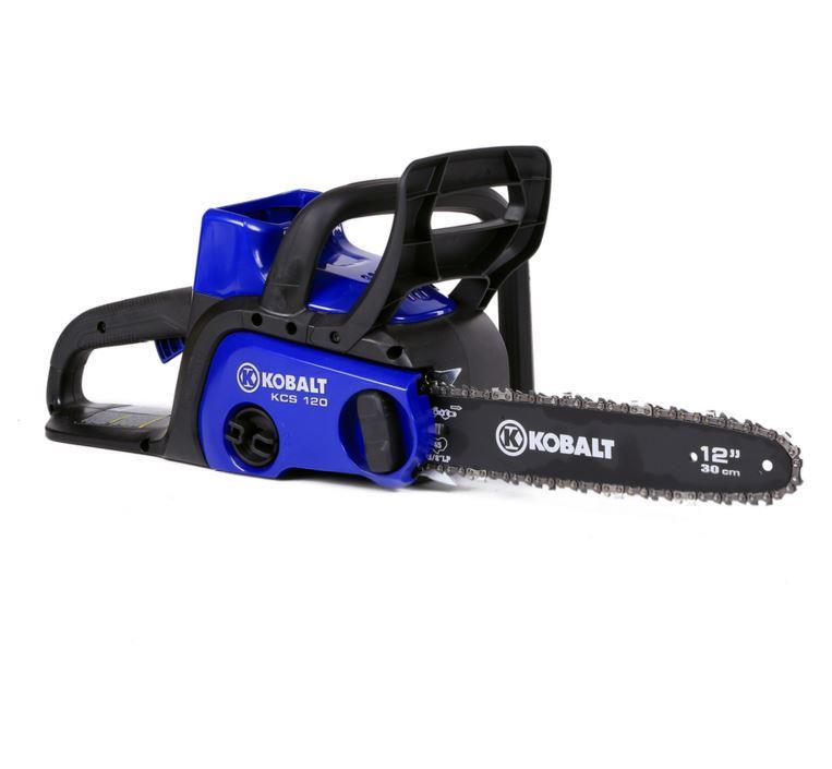 Kobalt Chainsaw 40v Li Ion Power 12 In Cordless Electric Chain Saw