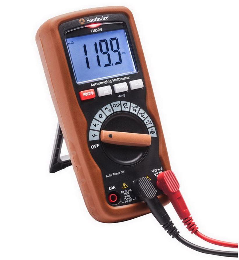 Southwire Digital Multimeter AC Voltage Meter Electrical Repair Tester