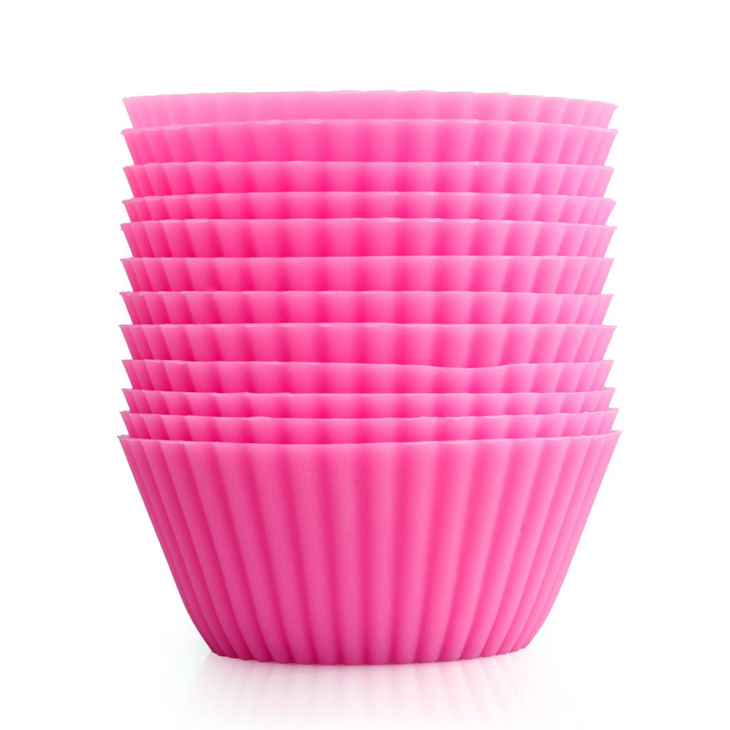 Silicone Cupcake Liner Holders Bake Muffin Dessert Baking Chocolate Cup
