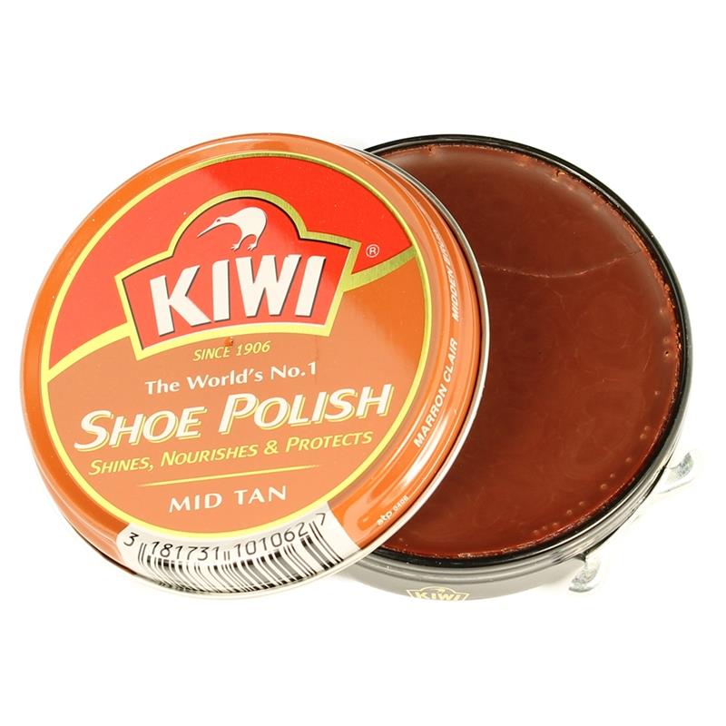 mid tan boot polish