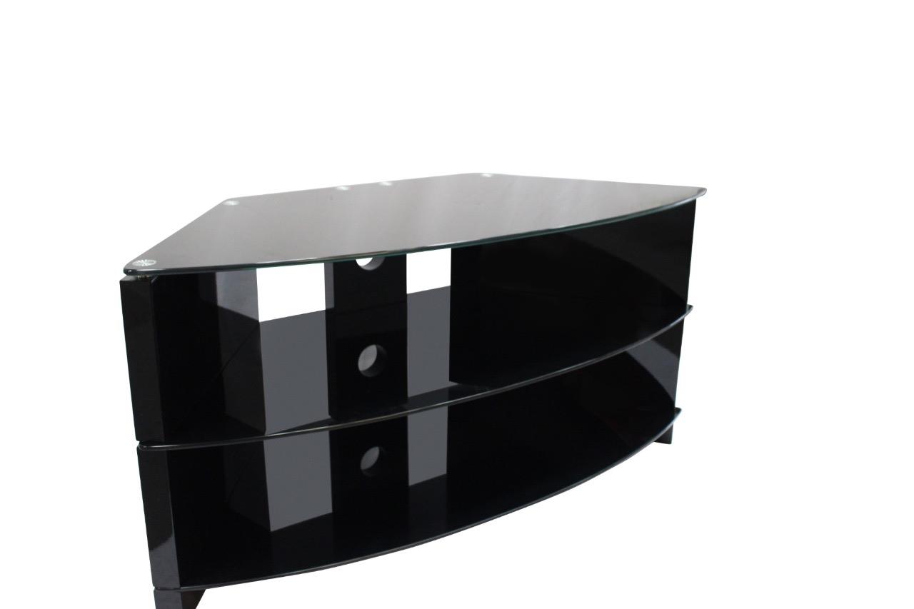 Contemporary Chrome and Tempered Glass TV Stand eBay