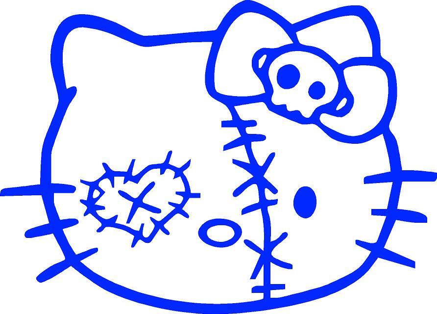 Hello Kitty Car Vinyl Window Decal Sticker | eBay