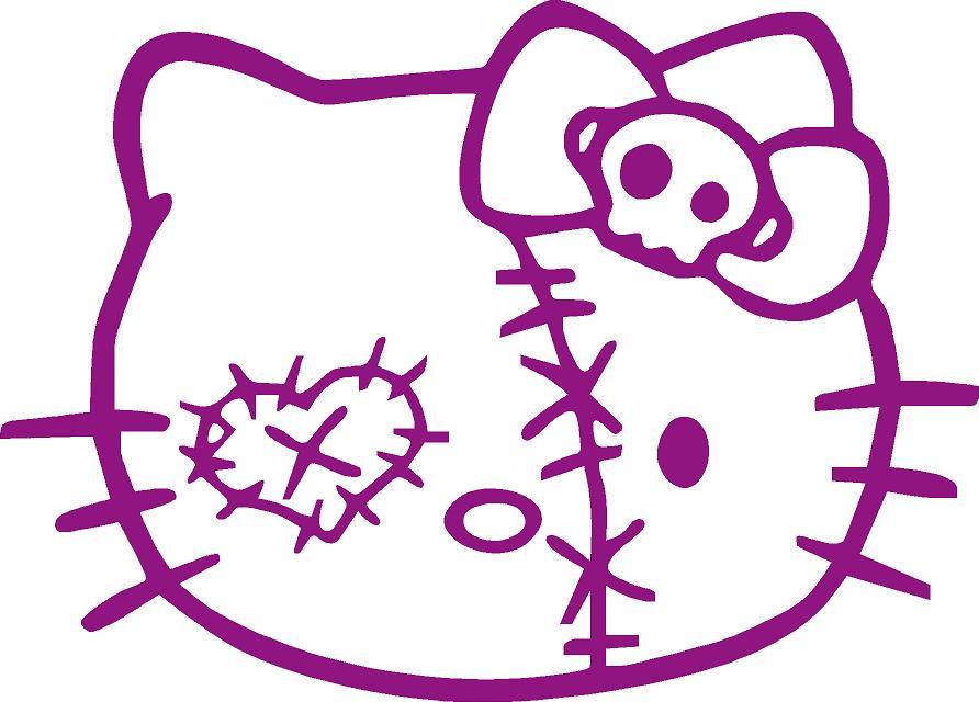 Hello Kitty Car Vinyl Window Decal Sticker eBay