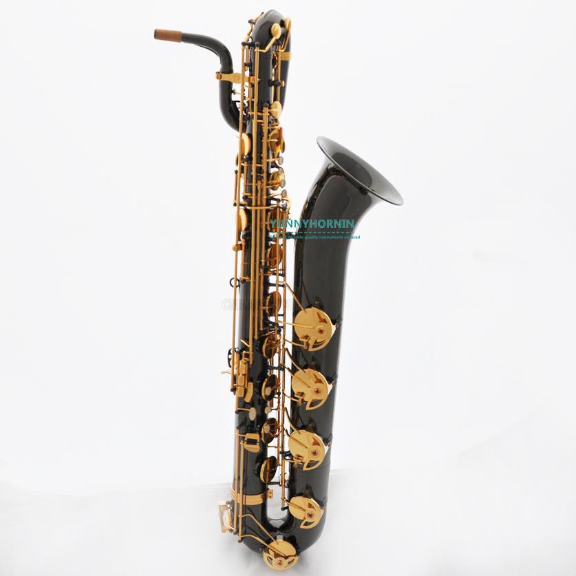 Durable Brass Baritone Saxophone Eb Sax • Professional • Black Nickel w