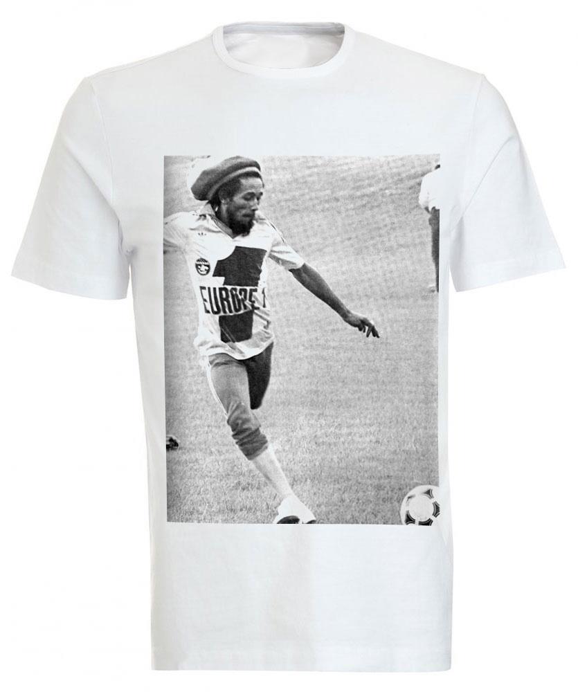 Bob Marley Football Crew Neck Tee T-shirt | eBay