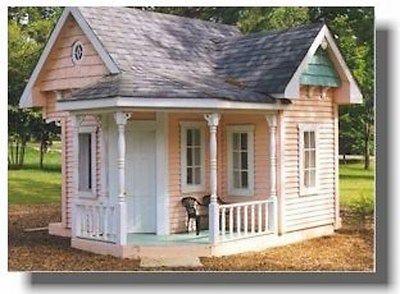... &amp; Play House, Shed, Garage, Woodwork,Barn Plans on CD-rom h | eBay