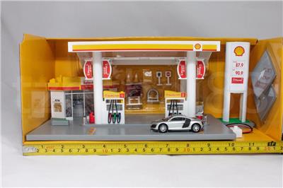 Rmz City 1 64 Diecast Shell Service Station Playset Car