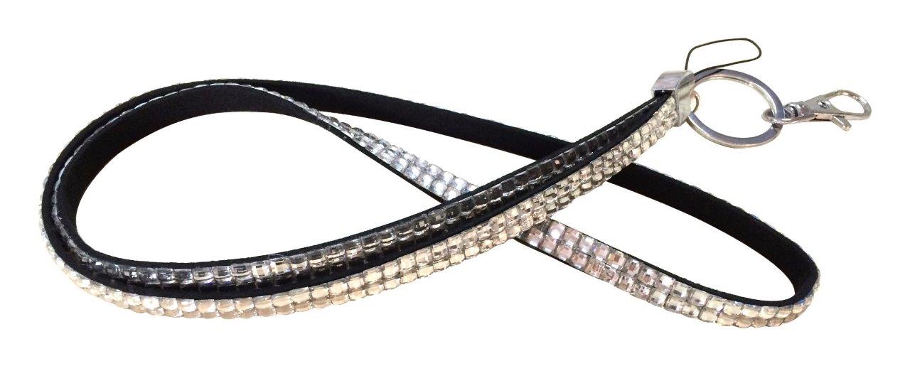 Sparkly Bling Rhinestone Lanyard With Bling Card Holder FREE P&P