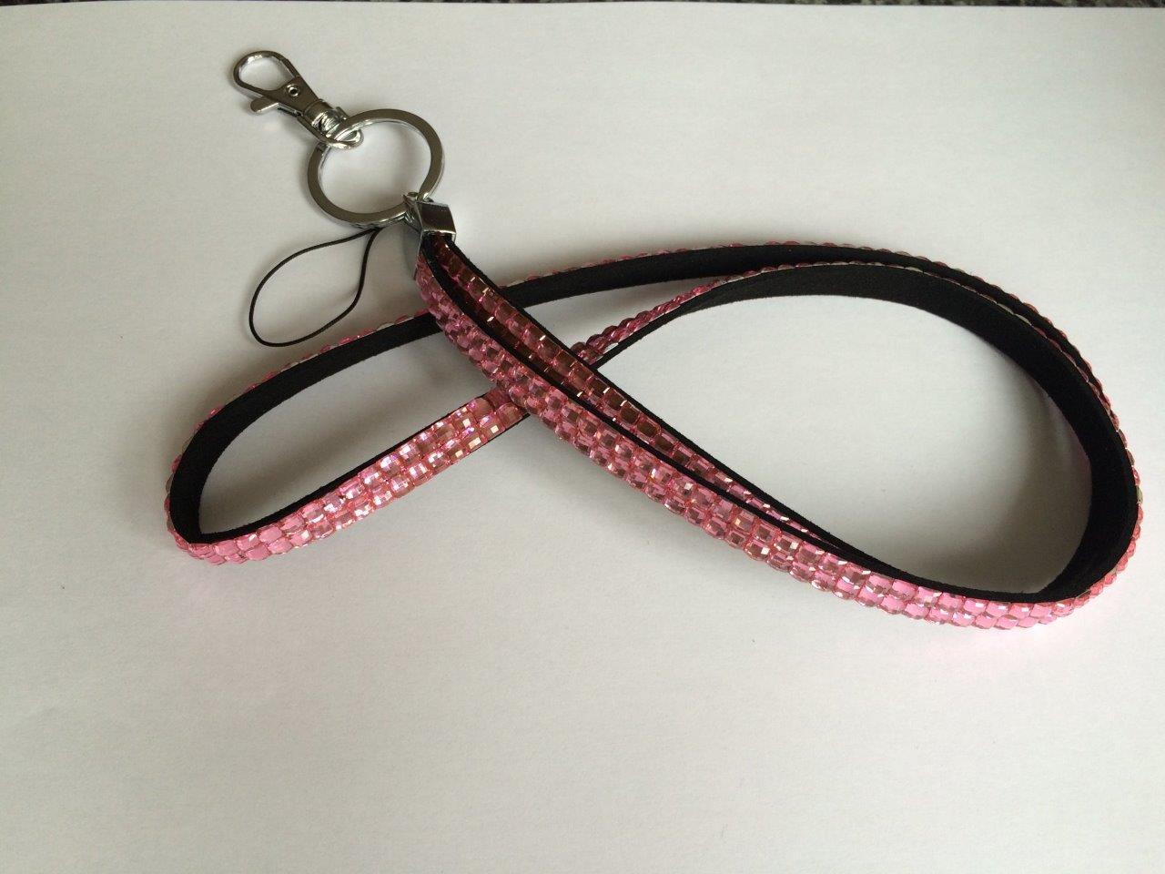 Sparkly Bling Rhinestone Lanyard With Bling Card Holder FREE P&P