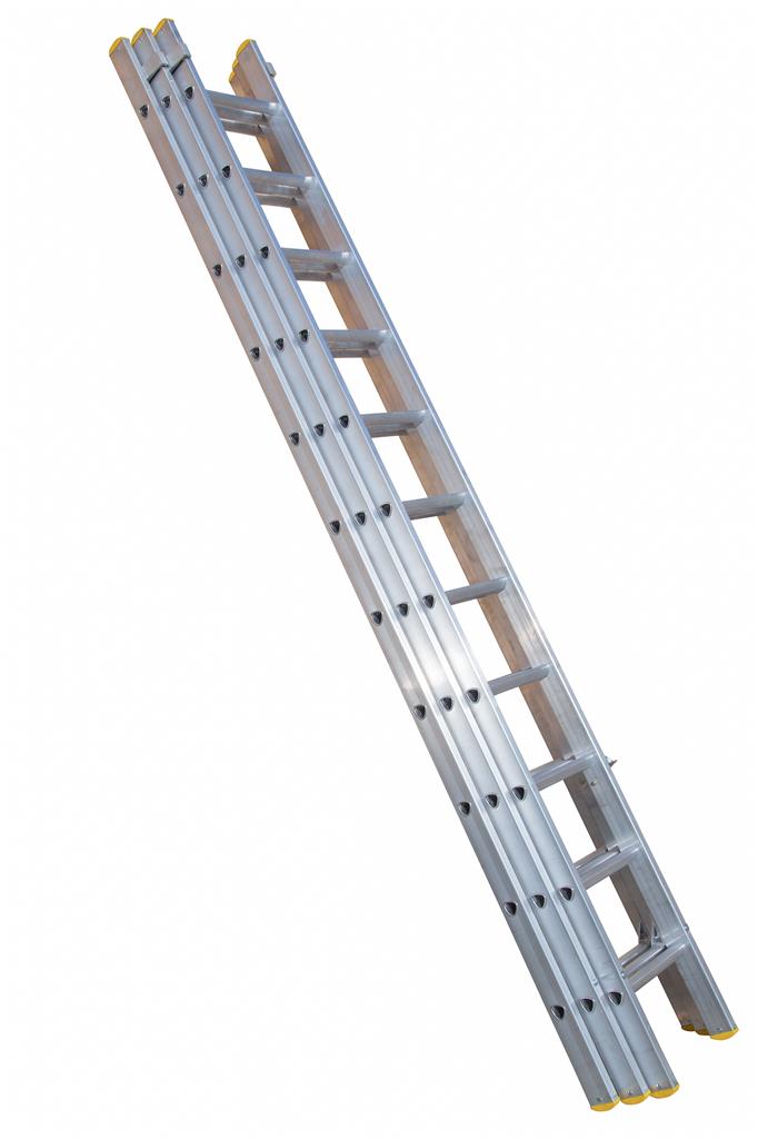 Triple extension ladders, trade ladders heavy duty British made