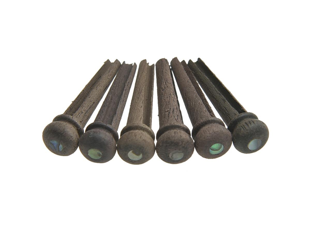 Set of 6 RosewoodGuitar Bridge Pin Acoustic Guitar Bridge Pins w/ 3mm