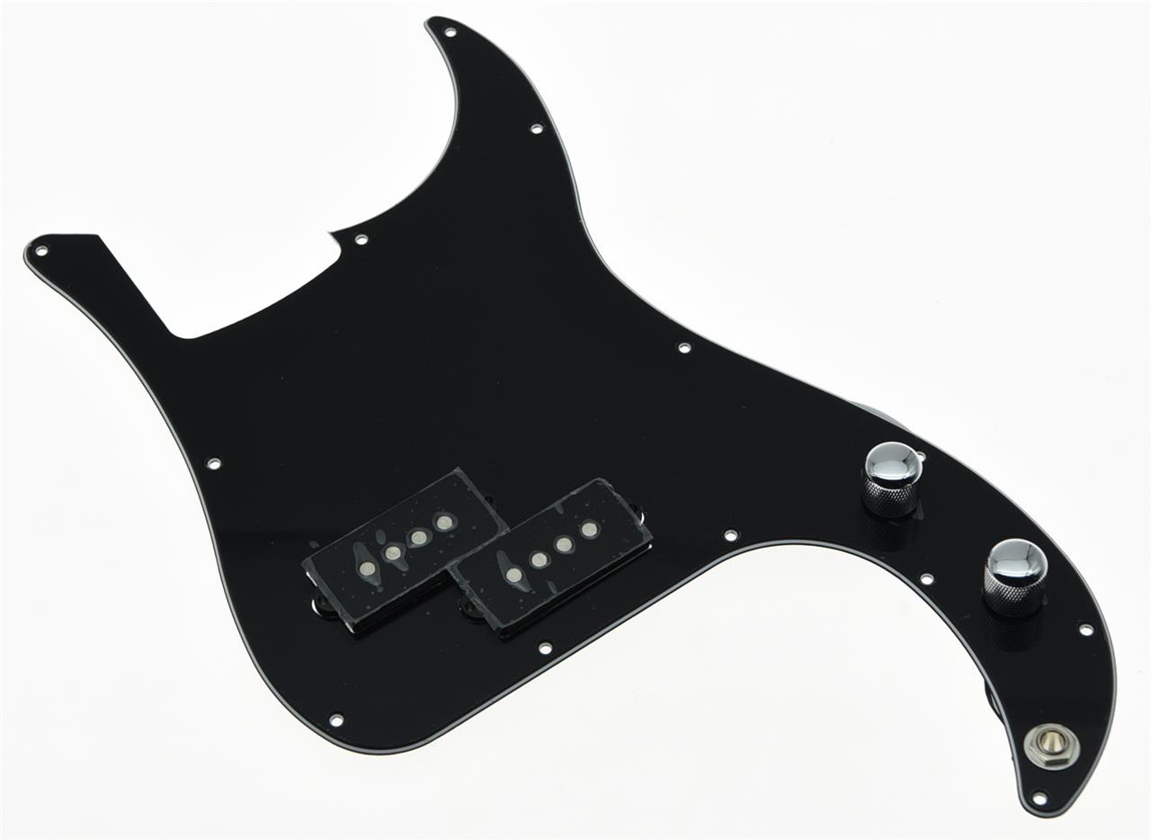 Black Prewired Loaded P Bass Pickguard for Fender Precision Bass Guitar eBay