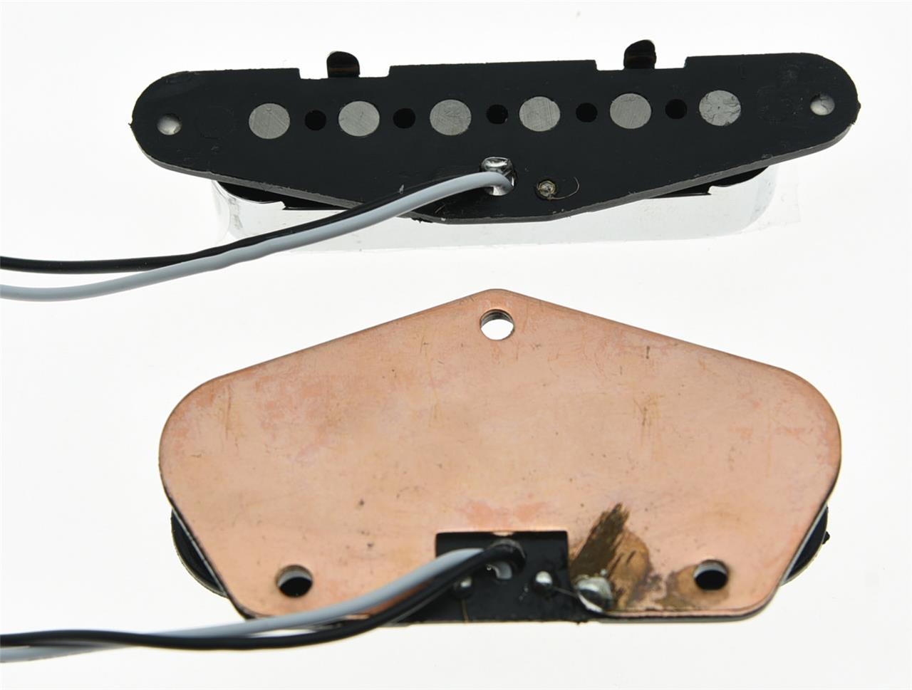 Set of 2 Vintage Sound Pickup Alnico 5 Tele Neck Bridge Pickups for
