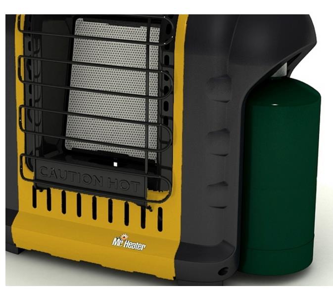 Heater Portable Propane Btu Buddy Gas Heat Propane Thermostat Radiant