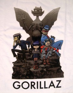 2d statue gorillaz