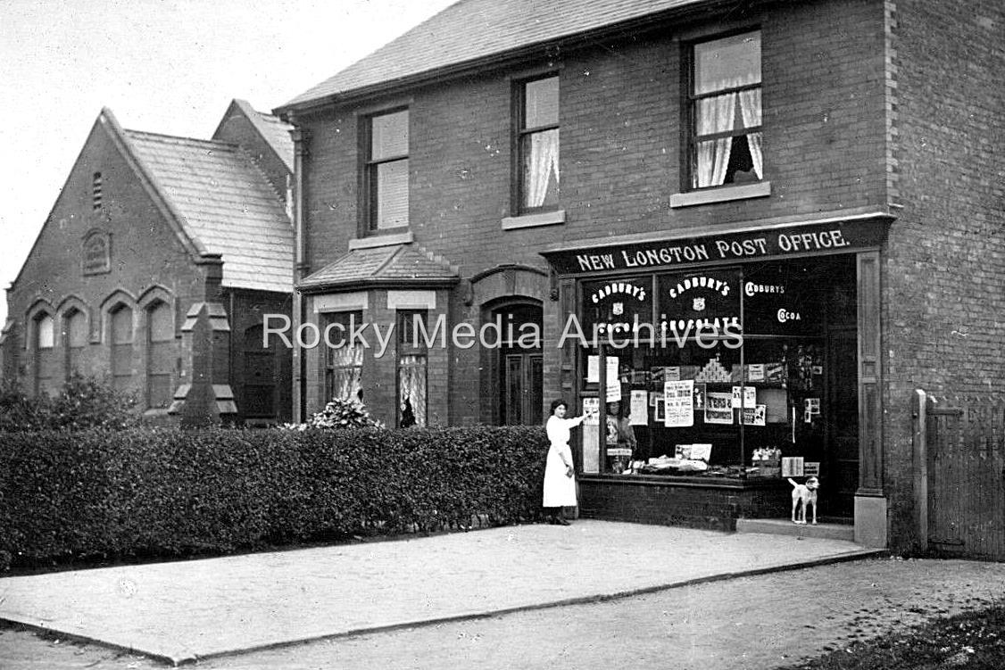 Lvd25 Post Office, New Longton, Preston, Lancashire, 1922. Photo eBay