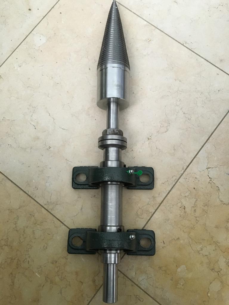 Log Wood Splitter Screw Cone for Electric Motor Ø 65mm Cutter Firewood