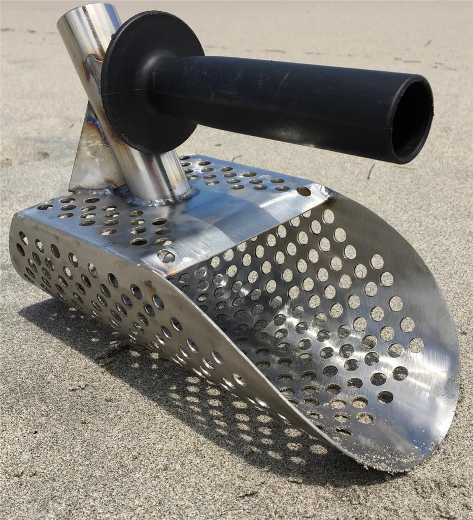 New Treasure Hunting Beach Sand Scoop Shovel Detecting with Handle