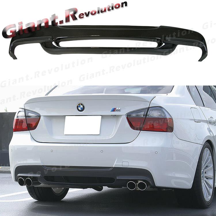 Carbon Fiber 3D Style Rear Diffuser BMW 0611 E90 325i 335i Sedan M