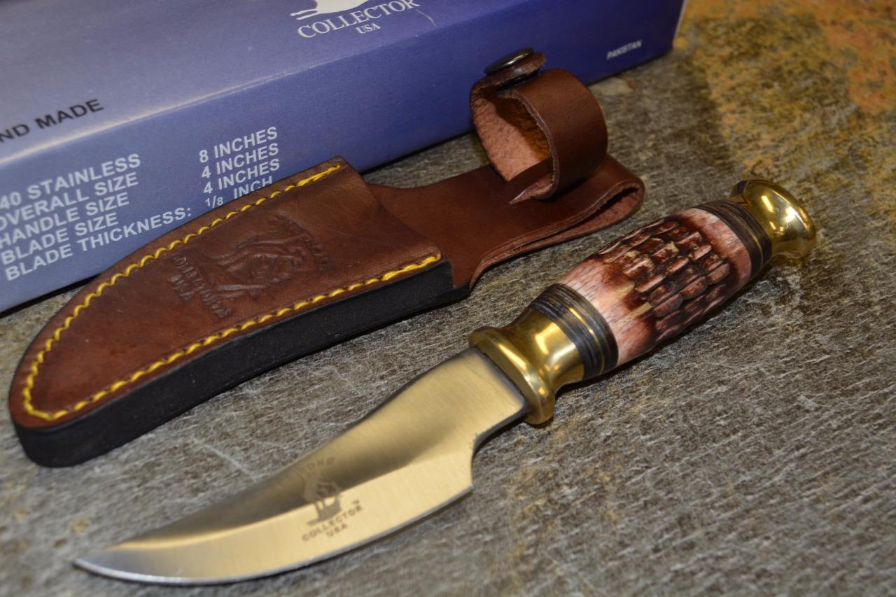 Bone Collector Knife BC792 Fixed Blade Hunting Skinning Knife w
