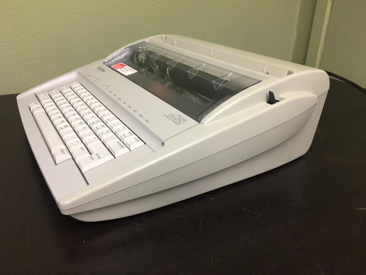 Brother GX6750 Correctronic Electronic Typewriter eBay