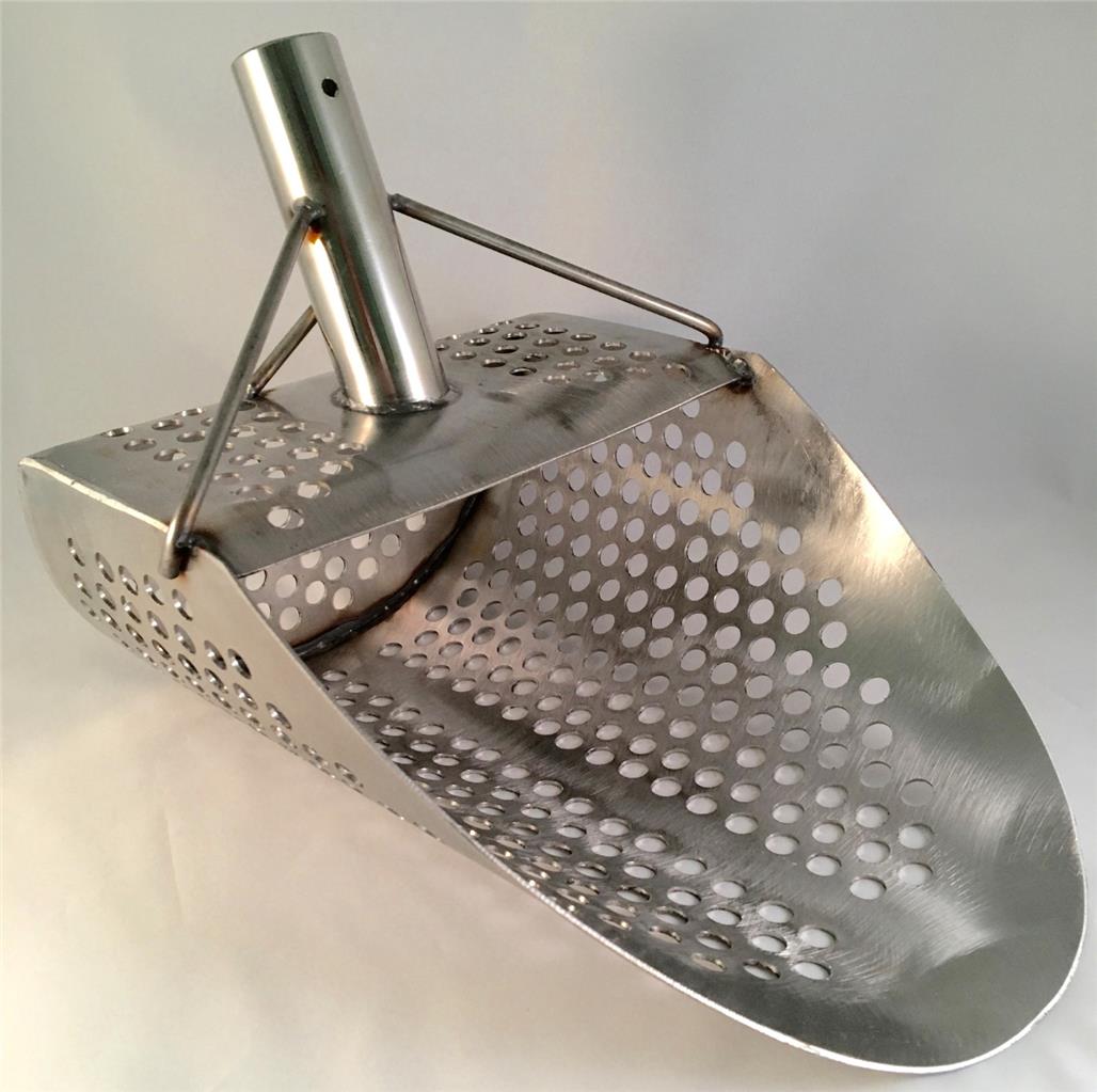 Miami Metal Detector Shovel Sand Beach Scoop Genuine Stainless Steel