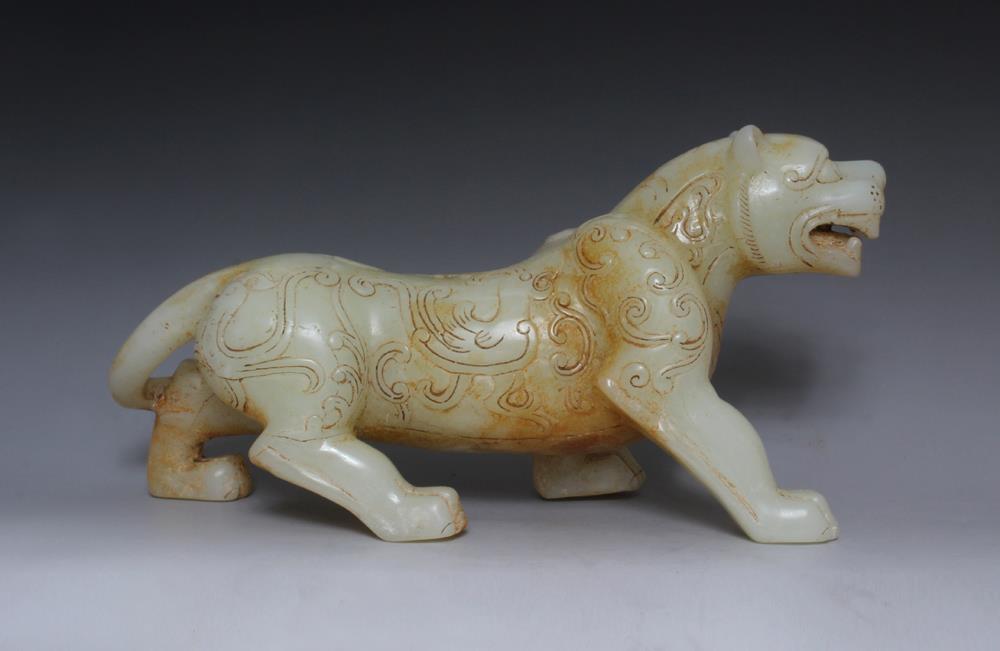 antique tiger statue