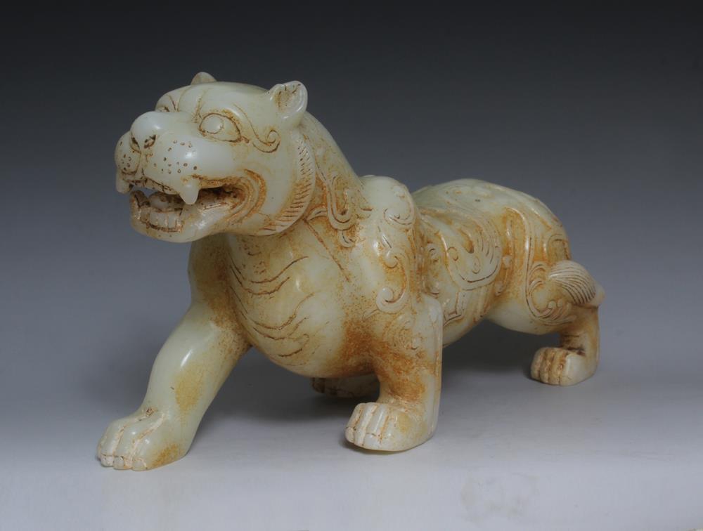 antique tiger statue
