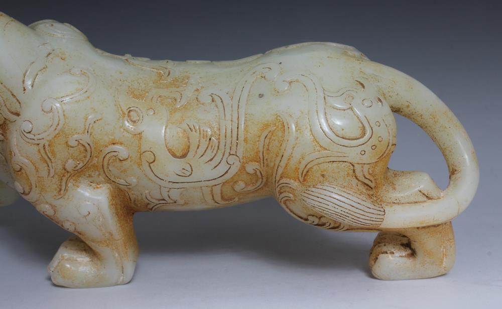 antique tiger statue
