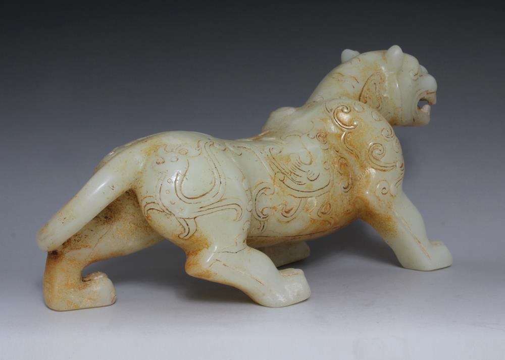 antique tiger statue
