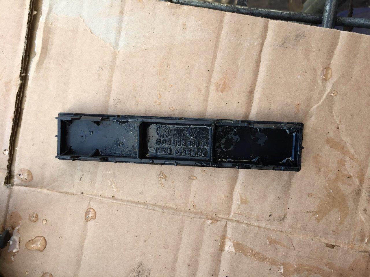VW T4 TRANSPORTER 1990-2003 LONG DASHBOARD CENTRE CONSOLE BLANK 3A0858180A