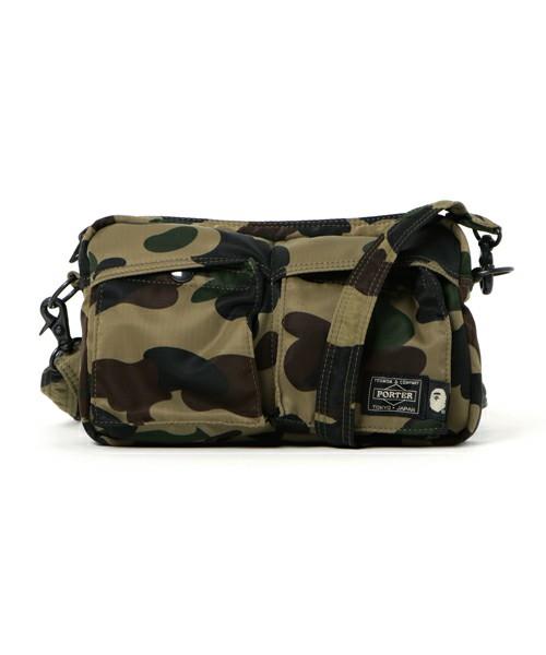 A BATHING APE PORTER 1ST CAMO SHOULDER BAG MEN'S BAPE AUTHENTIC JAPAN