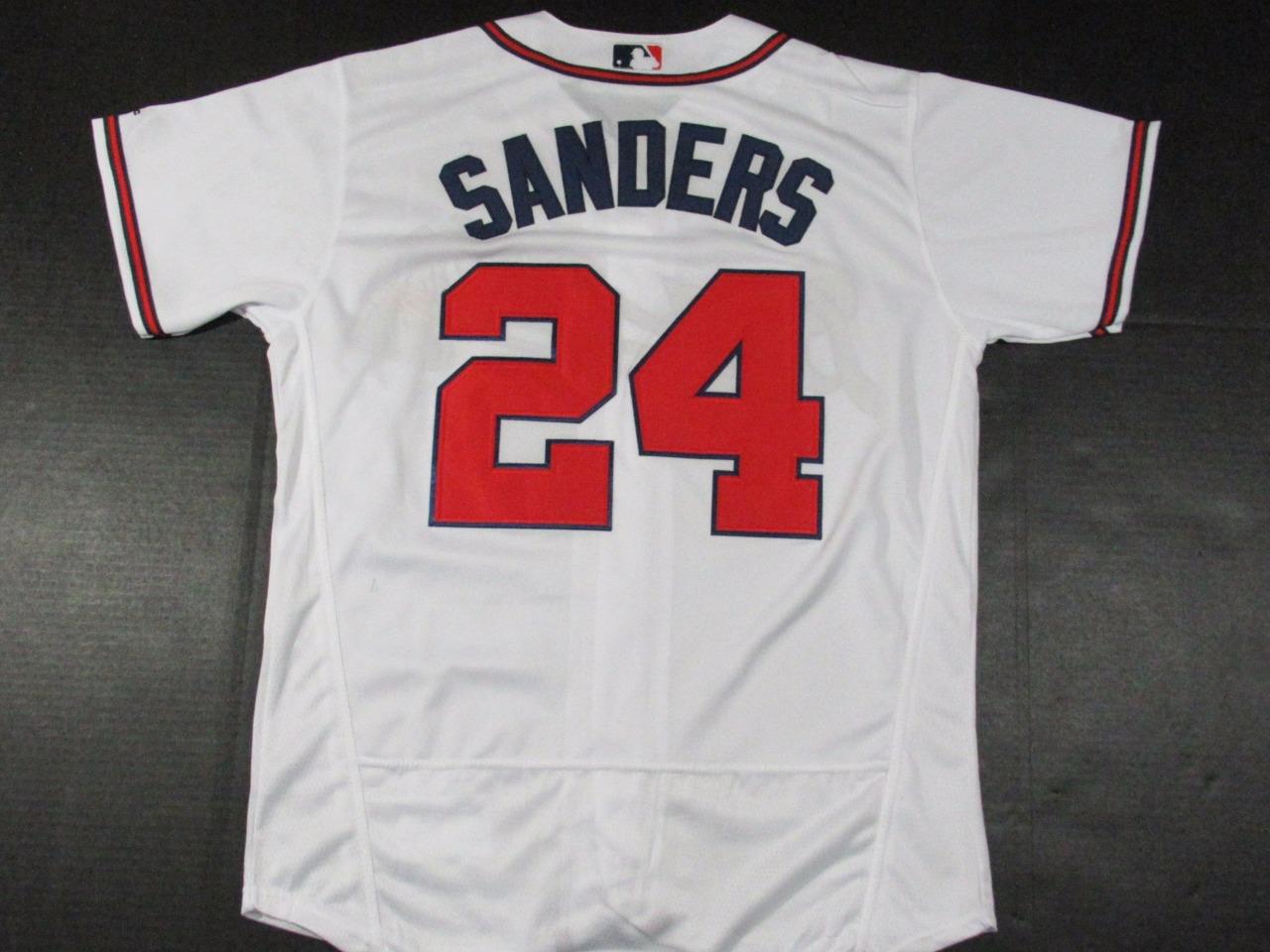 New Deion Sanders 24 Atlanta Braves Flex Base Mens Jersey Home/Away eBay