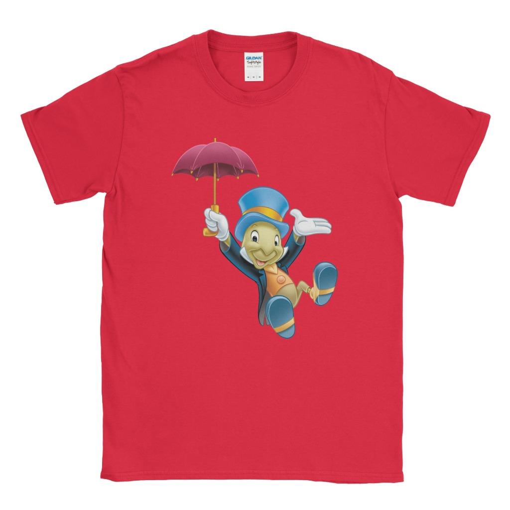 Disney Jiminy Cricket and Umbrella TShirt Adult Mens Womens eBay