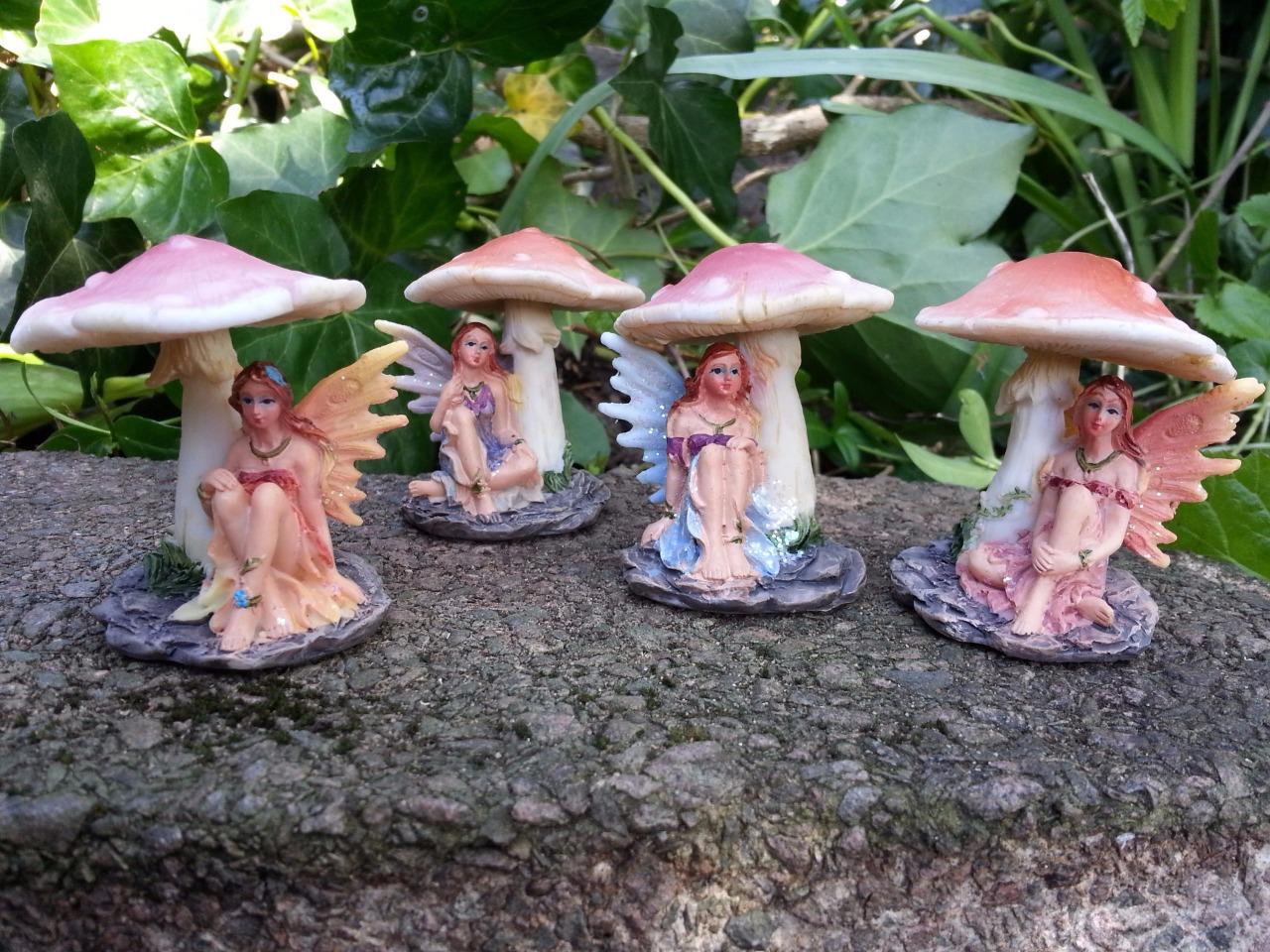large pixie garden ornament