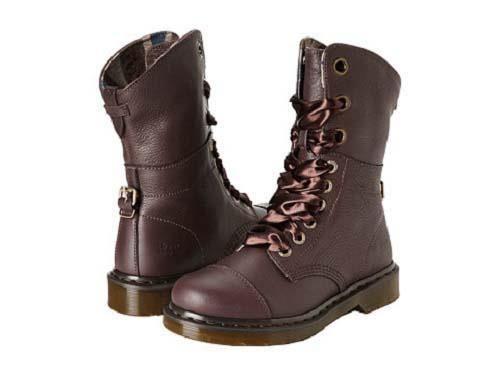 doc martens brown laces