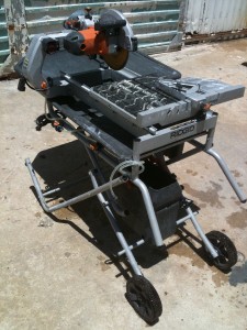 ridgid r4092 wet tile saw 10